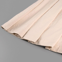Nouvelle arrivée : robe courte sans manches en kaki pour femmes, col halter, col en V, ceinture à la taille, jupe plissée pour un usage quotidien décontracté