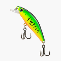 Leurres de pêche Minnow Jerkbait ABS 5,7 cm/6,5 g pour la pêche au bar, au saumon, à la truite - Utilisation en mer, en bateau, en rivière et en lac