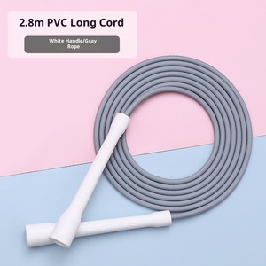 เชือกกระโดดราคาประหยัด ขนาด 5 มม. ทำจาก PVC <span class=keywords><strong>ป</strong></span>รับความยาวได้ พร้อมด้ามจับที่แข็งแรง ทนทาน เชือกกระโดดความเร็วสูง - Product Image 6