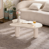 2025 Style minimaliste maison meubles décoration en bois nuage Table basse salon créatif Unique Table centrale pour Villa