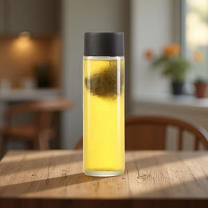 ขวดแก้วใส่น้ำทำจากแก้ว <span class=keywords><strong>VOSS</strong></span> ขนาด250มล. 300มล. 350มล. 500มล. 750มล. 800มล. ขวดน้ำแร่พร้อมฝาปิด - Product Image 1