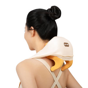 Masajeador de cuello y hombros eléctrico inteligente Shiatsu de vibración portátil para masajeador de cuerpo de cuello Camilla con calefacción - Product Image 1