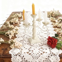 Élégant Bougeoir en Fer Forgé Fait Main, Style Vintage Peint, Centre de Table, Noël, Pâques, Écologique et Durable