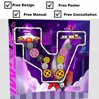 Jeux interactifs de mur de balles avec boîte à engrenages, équipement de salle sensorielle, panneau tubulaire pour musée scientifique et aire de jeux intérieure, certifié CE