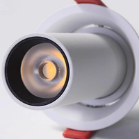 Projecteur long d'hôtel commercial flexible et réglable de cannelure de 5W 7W