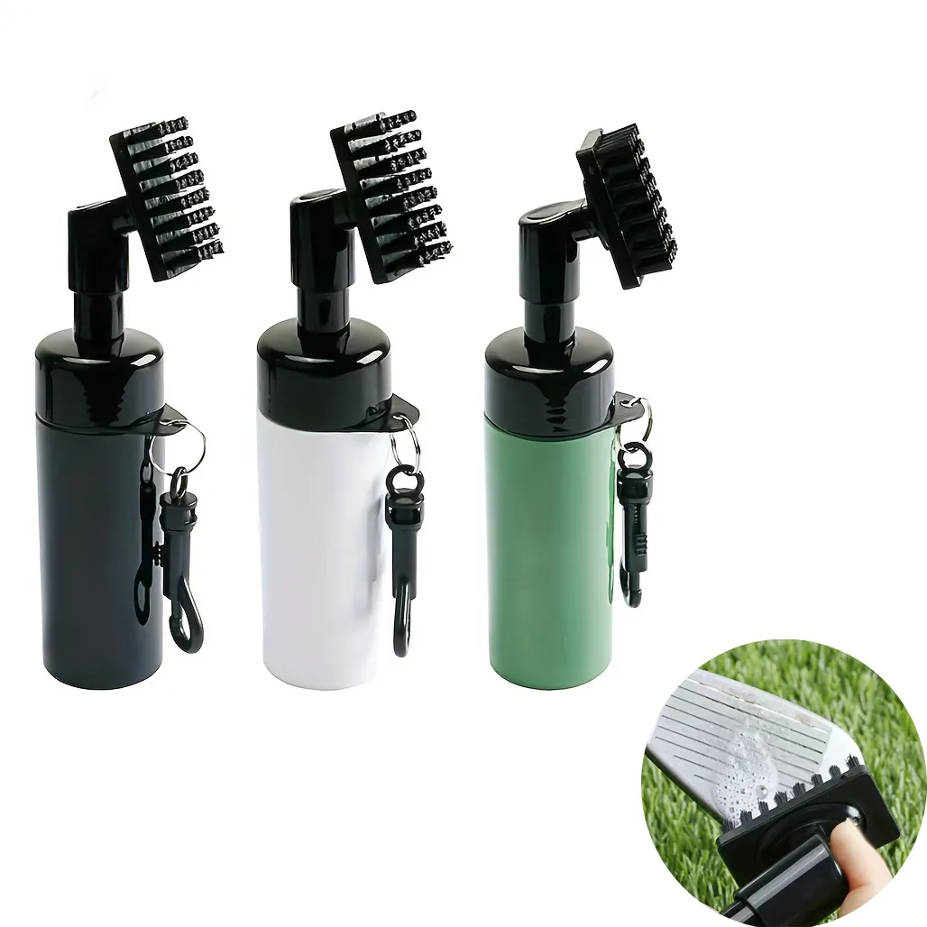 Großhandel Golf Wasser bürsten reiniger Leichte tragbare Golf Squeeze Flasche Wassersp ender Golf bürste