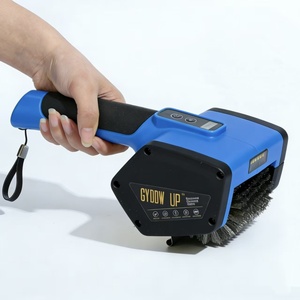 Brosse électrique pour barbecue - Tête <span class=keywords><strong>de</strong></span> brosse multifonctionnelle pour la cuisine à domicile, nettoyeur sans fil, petit nettoyeur portable pour l'extérieur - Product Image 4
