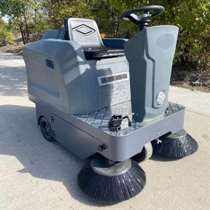 Street Road Dust <b>Cleaning</b> Equipment Rechargeable Driving <b>Floor</b> Machine Mini Small Street - Product Image 5