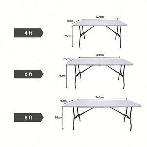 Funda de Mesa Rectangular Ajustable de Spandex de 6 pies, Antiarrugas, Portátil, de Poliéster Elástico para Eventos, Bodas y Fiestas, con Impresión Personalizada - Product Image 6