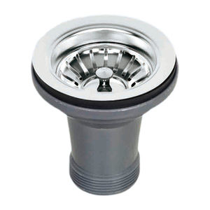 CUPC SUS 304 Doppia Vasca In Acciaio Inox Scarico del Lavandino Della Cucina Stoper Scolapiatti Tubo - Product Image 3