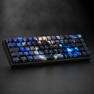 Pulsefire <span class=keywords><strong>ezreal</strong></span> 68 keycaps PBT สีย้อมระเหิดพิมพ์ด้านข้างเชอร์รี่โปรไฟล์เกมสำหรับคีย์บอร์ดกลไก MX แบบกำหนดเอง - Product Image 4
