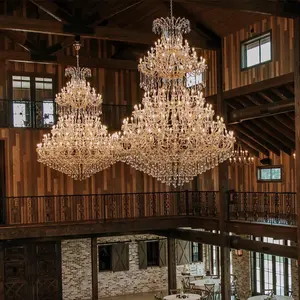 Wedding Decoration Crystal Chandelier Large Chandeliers Luxury Candle Holders Maria Theresa Crystal Chandelier