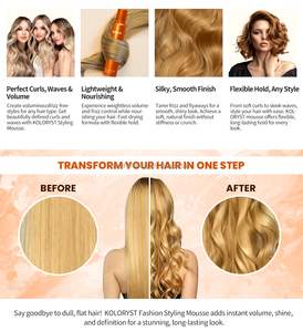 <span class=keywords><strong>Mousse</strong></span> <span class=keywords><strong>Coiffante</strong></span> Volumisante Longue Durée pour <span class=keywords><strong>Cheveux</strong></span> Bouclés et Tresses, Marque Privée, Vente en Gros - Product Image 3