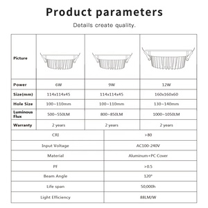 Luz empotrada Gledopto ZigBee RGB y luz descendente de ambiente blanco, iluminación empotrada controlada inteligente, foco de 6 pulgadas, 1 unidad - Product Image 2