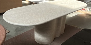 <span class=keywords><strong>Table</strong></span> <span class=keywords><strong>console</strong></span> de salle à manger en marbre travertin naturel moderne, modèle <span class=keywords><strong>2026</strong></span>, très demandée pour l'ameublement de salle à manger - Product Image 3