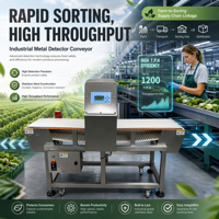 Détecteur de métaux automatique AVERGUARD pour produits frais |   Compensation intelligente des effets des produits |   Étanche IP66
