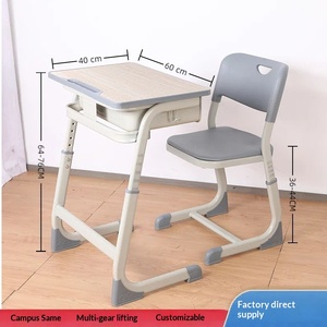 Bureaux et chaises d'école pour élèves du primaire/secondaire, usage domestique, bureaux d'étude pour enfants, réglables, en métal, pour <span class=keywords><strong>cours</strong></span> <span class=keywords><strong>de</strong></span> formation/renforcement <span class=keywords><strong>scolaire</strong></span> - Product Image 2
