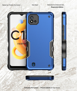 <span class=keywords><strong>เ</strong></span>คสโทรศัพท์สองชั้นกันกระแทกสำหรับ Oppo Realme C11(2021) C12 C21Y 15 25 35 30 33 30 30S - Product Image 5