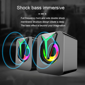 New Wholesale <strong>Computer</strong> Rgb Luminous Speaker Multimedia <strong>Subwoofer</strong> Desktop Game Sound Speaker - Product Image 2