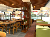 Meubles de restaurant de qualité supérieure sur mesure, ensemble de salle à manger, chaise et table