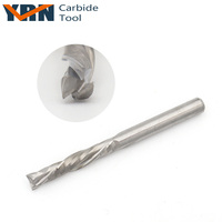 Fraise à bout compressé à 2 cannelures, outil de coupe fluide, carbure, routeur CNC, bois pour gravure, 3,175 mm