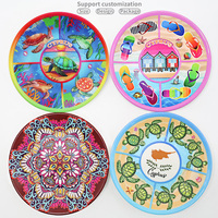 Assiette en céramique personnalisée Souvenir de voyage Ensembles d'assiettes en céramique Vaisselle Vaisselle Assiettes de restaurant Dîner en céramique Design personnalisé