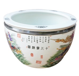 <span class=keywords><strong>Macetas</strong></span> de cerámica grandes de estilo tradicional chino de cerámica antigua de Jingdezhen, <span class=keywords><strong>macetas</strong></span> decorativas <span class=keywords><strong>pintadas</strong></span> <span class=keywords><strong>a</strong></span> <span class=keywords><strong>mano</strong></span> para uso doméstico - Product Image 2