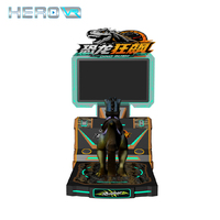 Simulateur de mouvement VR HEROVR Dino Rider, jeu de tir, machine d'arcade compacte pour centre de jeux intérieur