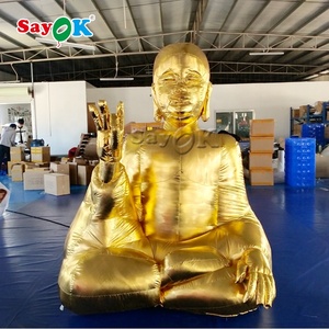 <span class=keywords><strong>Bouddha</strong></span> <span class=keywords><strong>gonflable</strong></span> géant doré de 2m, offre spéciale - Product Image 5