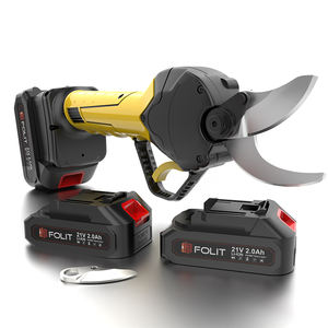 电动修剪树枝修剪器<span class=keywords><strong>2</strong></span> pcs锂电池30毫米 (1.<span class=keywords><strong>2</strong></span>英寸) 切割直径可折叠塑料手柄 - Product Image 1