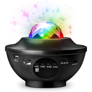 Smart Starry <b>Night</b> Projector LED <b>Light</b> Music Speaker Remote Switch Waterproof IP65 USB White Modern ABS Design Bedroom Gift - Product Image 1