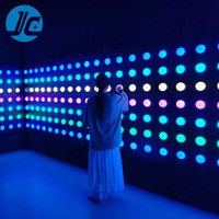 Bouton lumineux LED pour jeu d'activité physique - Contrôlé par PC, étanche IP55 pour parcs sportifs et parcs de trampolines