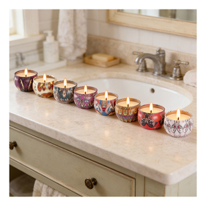 Proveedor de Velas de Marca Privada, Envases de Lujo, Logotipo Personalizado, Mezcla Aromática de Soja, Esquema de Expansión de Red de Venta Minorista - Product Image 6