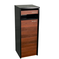 Boîte à colis autoportante en acier galvanisé WELDON OEM, grande, antivol, avec serrure à clé, pour extérieur, boîte à colis, boîte aux lettres, boîte de livraison