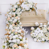 Dekorasi Pernikahan, Rangkaian Bunga 6ft, Rangkaian Bunga Baby Breath, Rangkaian Bunga untuk Meja, Dekorasi Sofa