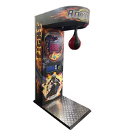 Machine de boxe électronique de parc d'attractions de rue jeu d'arcade à jetons prix de machine de poinçon de boxe à vendre