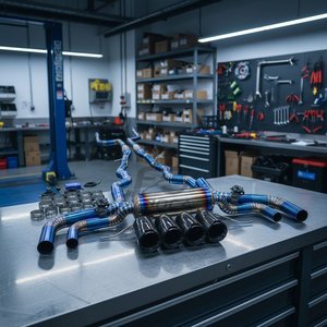 Système d'échappement Catback haute performance pour 4.4TT V8 M850I, kit d'échappement en titane performant contrôlé - Product Image 4