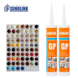 SINOLINK gratis sampel UEA terbaik menjual asetik netral lem kaca perekat bening Sealant silikon