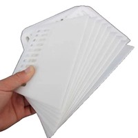 Spatule en plastique épaissi pour papier peint, film automobile, décapage de revêtements muraux, publicité, verre, couteau à enduit, outils de construction