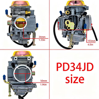 Carburateur de haute qualité PD34JD 34 mm, neuf, pour Yamaha Big Bear 350, Kodiak 400, Honda TRX350 Rancher 350cc 400cc, assemblage ATV Quad