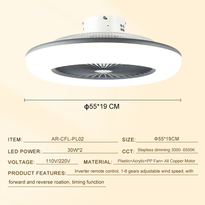 Ceiling <b>Fan</b> on Sale for High Ceiling Hallway Pretty with Light Circle Great Room Ceiling <b>Fan</b> with Light for Bedroom - Product Image 6