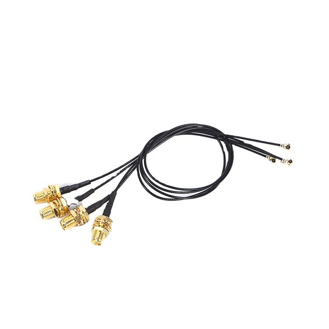 Factory Custom RF 1.13 SMA Female to IPX1 UFL U.fl RF Coaxial Adapter Cable for WIFI GSM GPS 4G 433 Antenna Cables