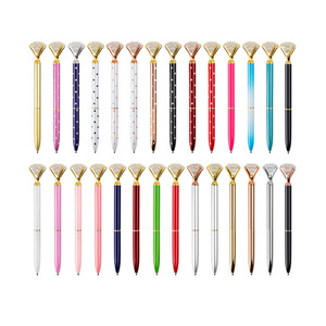 Beau métal promotionnel personnalisé grand cristal haut diamant stylo avec logo personnalisé - Product Image 1