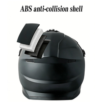 Casque de moto intégral homologué DOT, casque de motocross, casque de dirt bike pour tout-terrain, ATV et conduite sur route