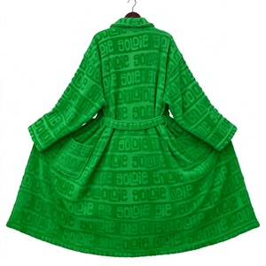 <span class=keywords><strong>Accappatoio</strong></span> di Alta Gamma in Cotone <span class=keywords><strong>Jacquard</strong></span> con Collo a Scialle, Morbido, Confortevole e ad Asciugatura Rapida, Adatto per Hotel e Uso Domestico - Product Image 5