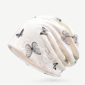 Bonnet unisexe personnalisé 2026, doux, fin, respirant, motif papillon, pour printemps, automne, hiver, voyage, 100 % polyester, 10 - Product Image 1