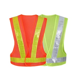 Chaleco de trabajo de alta visibilidad Ropa de trabajo de seguridad Hombres Carretera Reflectante Hi Vis Ropa DE TRABAJO Chaleco al por mayor - Product Image 3