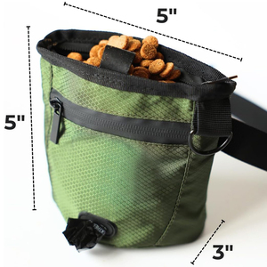 Mini pochette pour friandises pour chien avec fermeture magnétique, petite <span class=keywords><strong>ceinture</strong></span> <span class=keywords><strong>de</strong></span> taille, <span class=keywords><strong>sac</strong></span> d'aide au dressage et au comportement pour les promenades avec distributeur <span class=keywords><strong>de</strong></span> sacs à déjections canines - Product Image 2