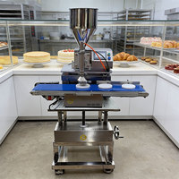 Machine de remplissage pneumatique écologique ZD200E-A avec équipement à pression d'air de 0,3-0,7 MPa pour le remplissage de confiture, de beignets et de gaufres