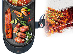 Olla Eléctrica de Doble Sabor MagiCook, Horno para Barbacoa, Plancha para BBQ - Product Image 6